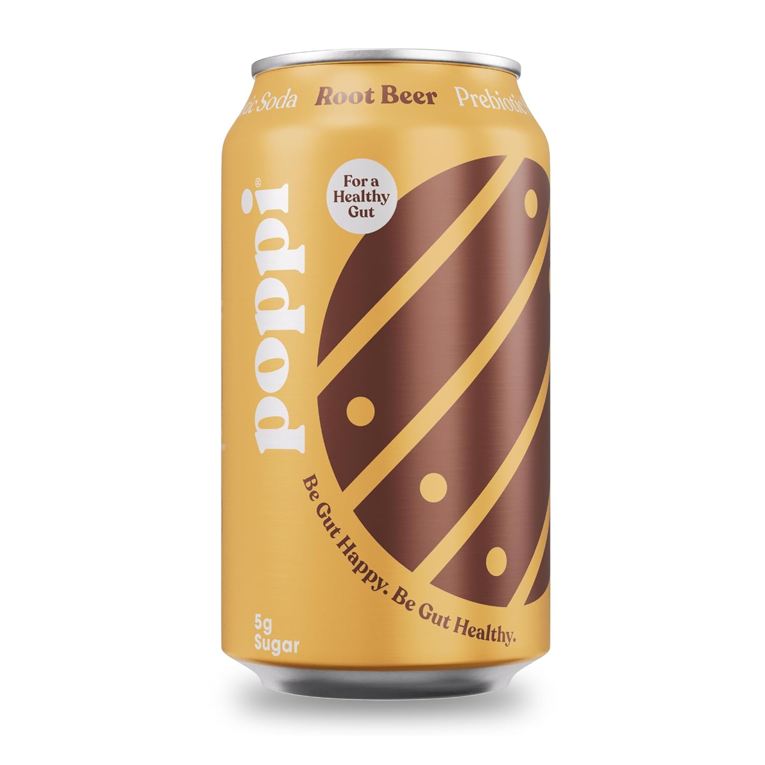 POPPI Sparkling Prebiotic Root Beer Soda