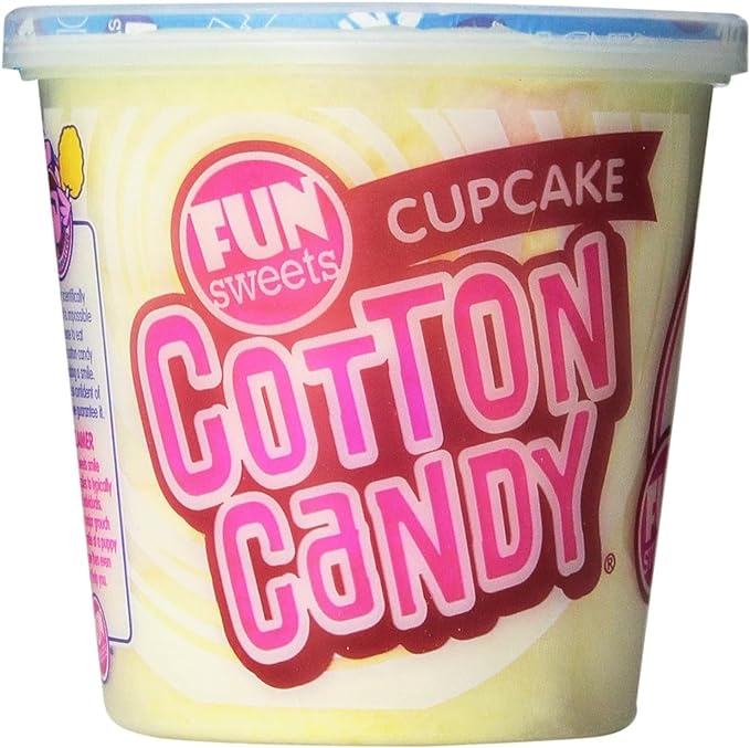 FUN SWEET CUPCAKE COTTON CANDY 1.5OZ