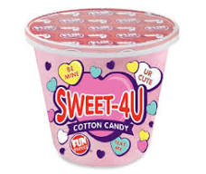 FUN SWEET SWEET 4 U (valentine) COTTON CANDY 1.5OZ