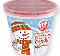 FUN SWEET VANILLA SNOW COTTON CANDY 1.5OZ