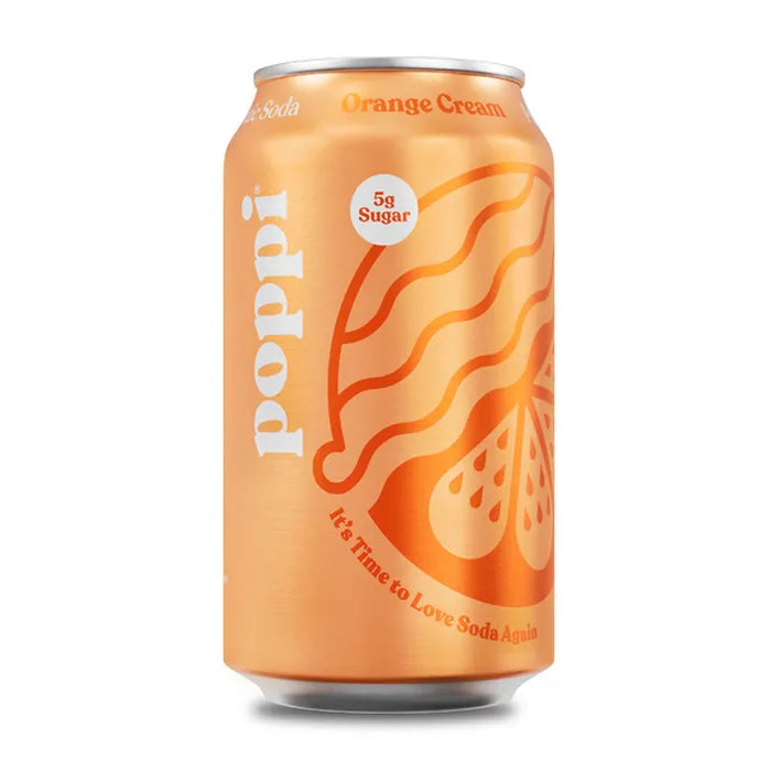 POPPI SODA 12/12OZ ORANGE CREME