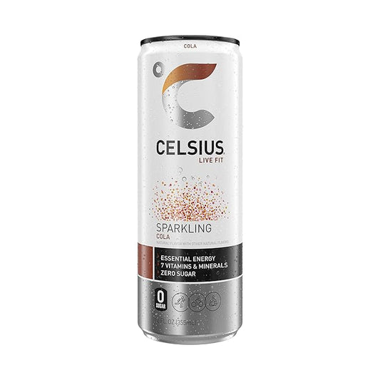 CELSIUS Sparkling Cola, Functional Essential Energy Drink 12 Fl Oz