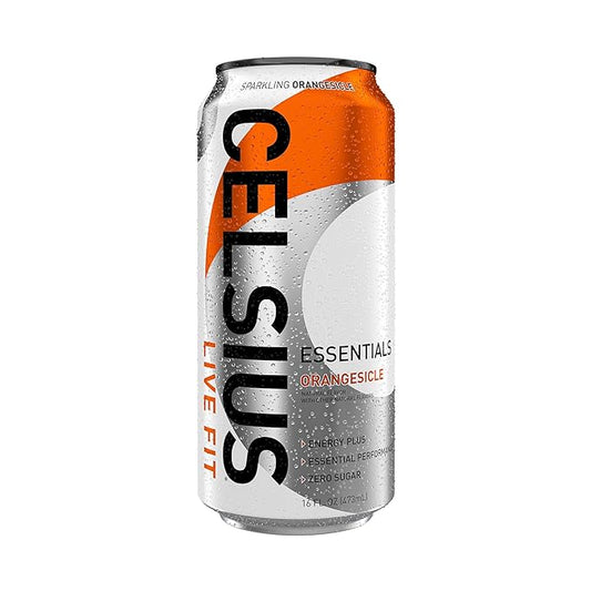 CELSIUS ESSENTIALS, Sparkling Orangesicle, Performance Energy Drink 16 Fl Oz